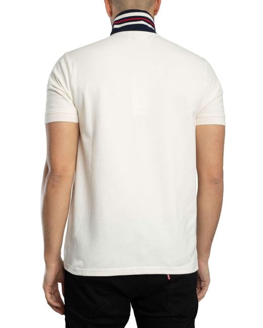 Fila White Achille Heritage Tape Basic Polo Shirt for men