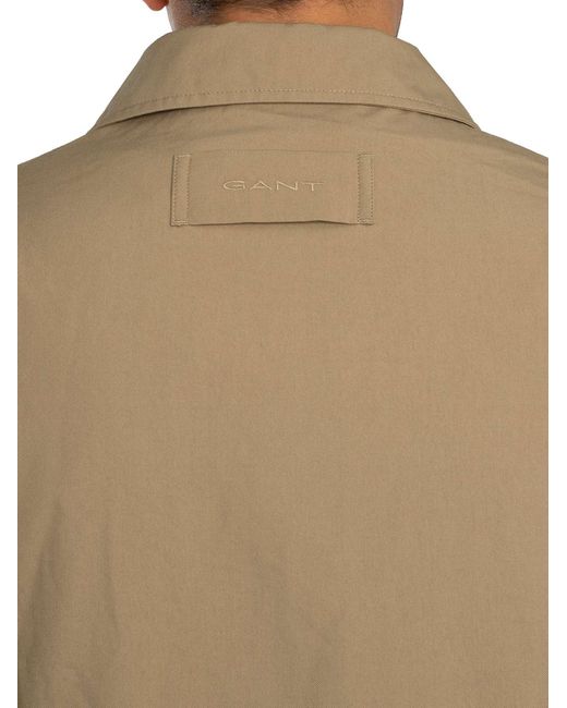 Gant Natural Cotton Blend Barn Jacket for men
