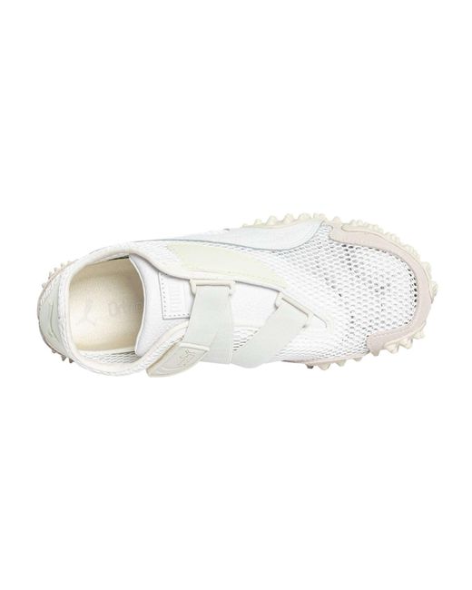 PUMA White Mostro Leather Trainers for men