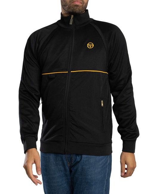 Sergio Tacchini Black New Catania Track Jacket for men