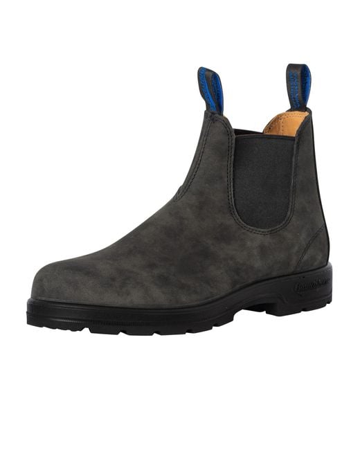 Blundstone Black Thermal Waterproof Chelsea Boots for men