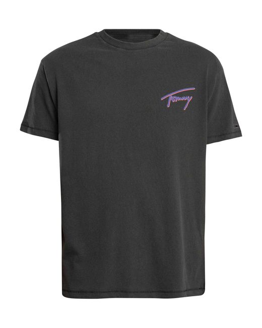 Tommy Hilfiger Gray Relaxed Faded Graphic T-shirt for men