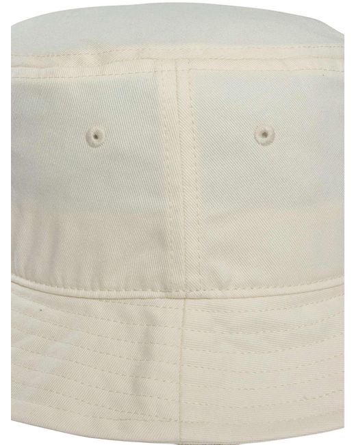Lyle & Scott White Logo Bucket Hat for men