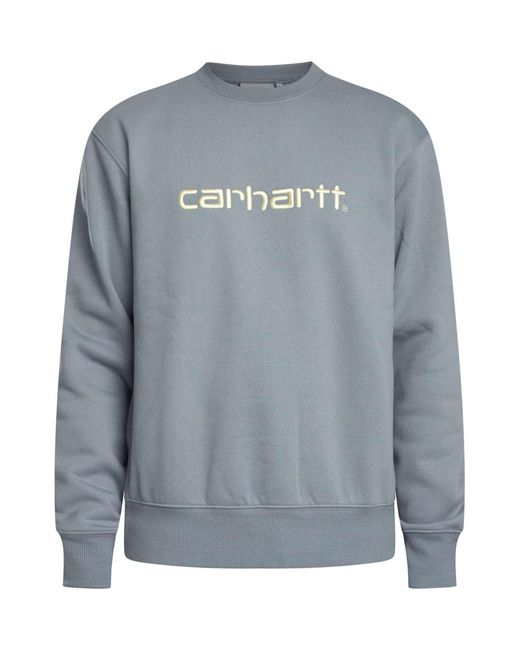 Carhartt Blue Brand Sweatshirt for men