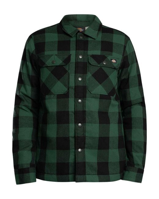 Dickies Green Lined Sacramento Fleece Jacket for men