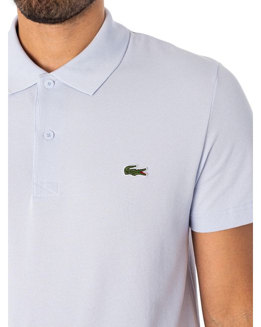 Lacoste White Classic Logo Polo Shirt for men
