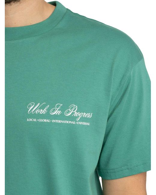 Carhartt Green Cloud Heart T-shirt for men