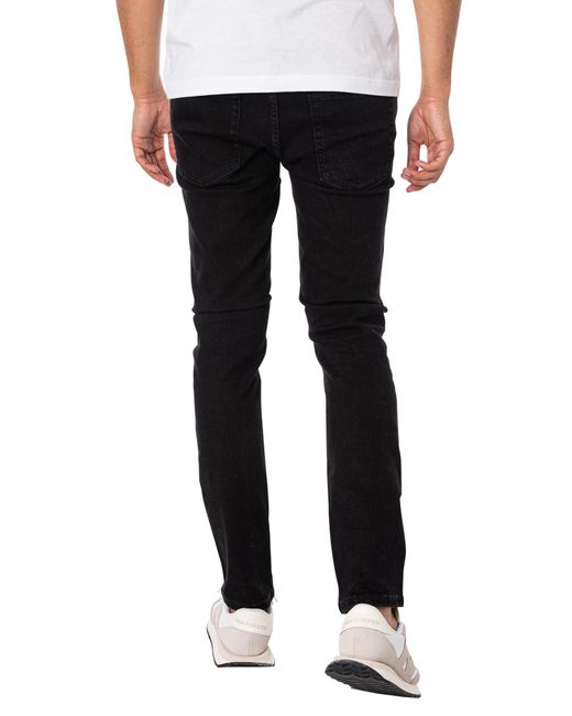 Jack & Jones Black Glenn Original 356 Slim Jeans for men
