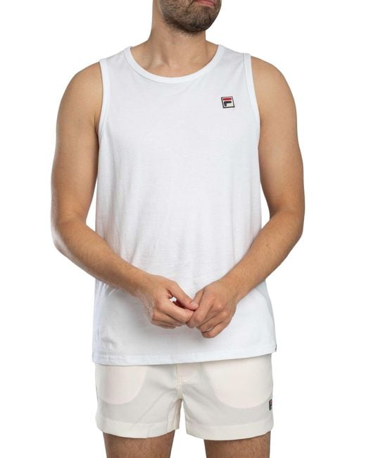 Fila White Sunny Vest for men