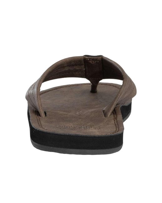 Superdry Brown Vintage Flip Flops for men