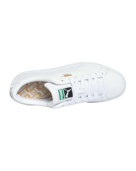 PUMA White Basket Classic Xxl Trainers for men