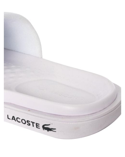 Lacoste White Serve Dual 09221 Cma Sliders for men