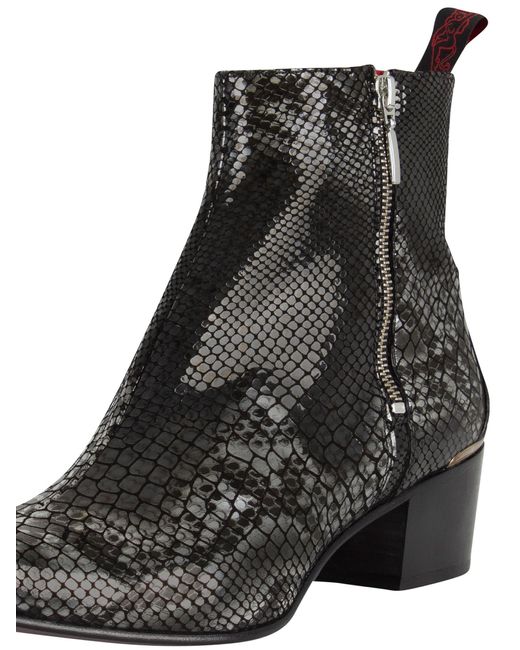 jeffery west snakeskin boots