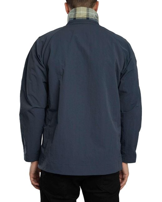 Barbour Blue Short Rokig Showerproof Jacket for men