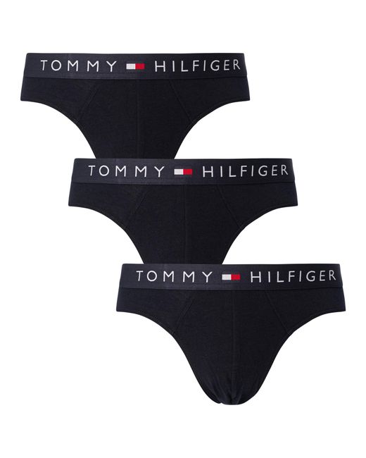 Tommy Hilfiger Black 3 Pack Original Briefs for men