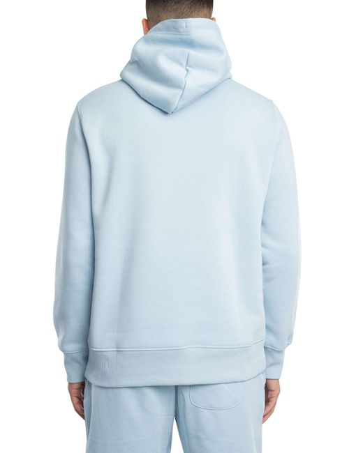Gant Blue Regular Shield Pullover Hoodie for men