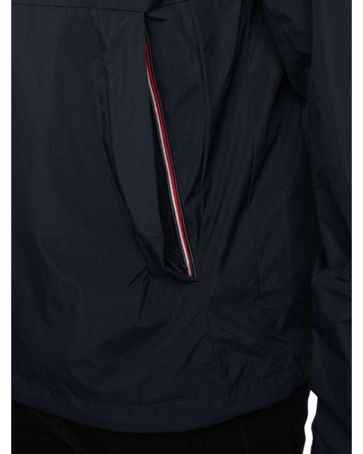 Tommy Hilfiger Blue Branded Blouson Jacket for men