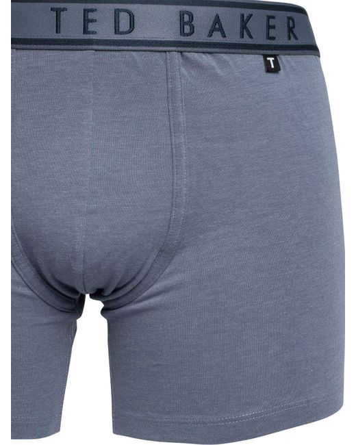 Ted Baker Blue 3 Pack Boxer Briefs for men
