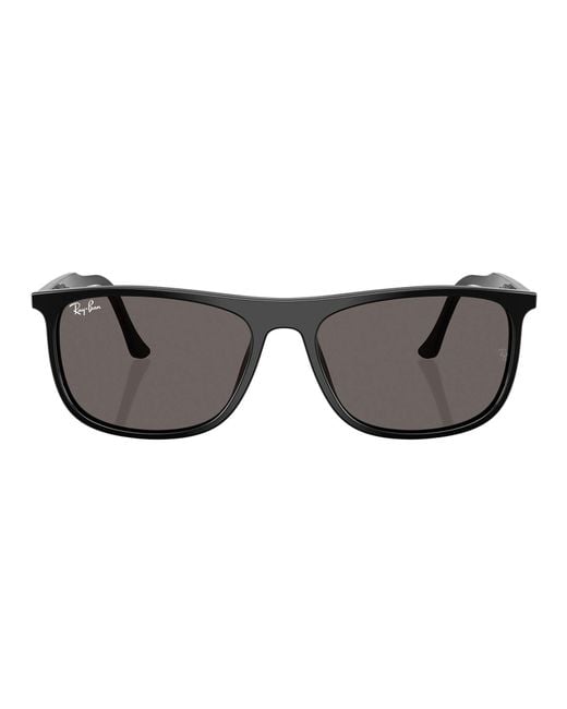 Ray-Ban Black Rb2216 Rectangle Sunglasses for men