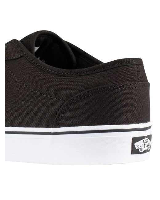 Vans Black Atwood Canvas Trainers for men