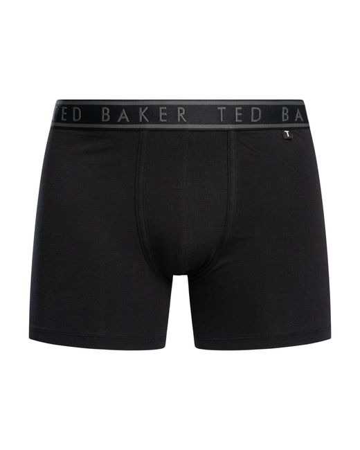 Ted Baker Black 3 Pack Boxer Briefs for men