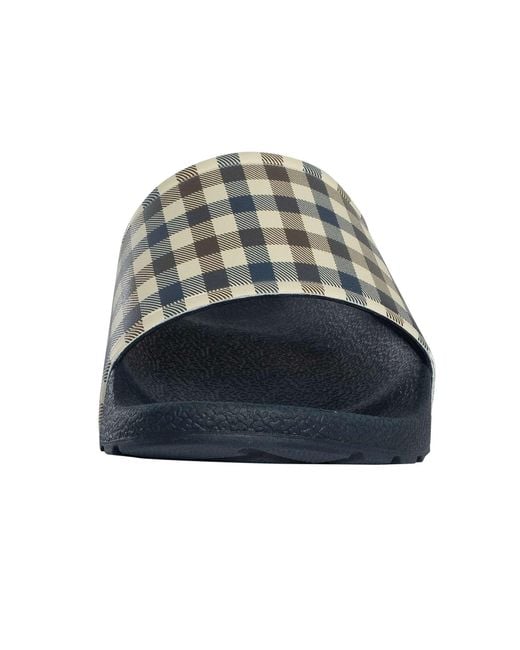 Aquascutum Blue Icon Sliders for men
