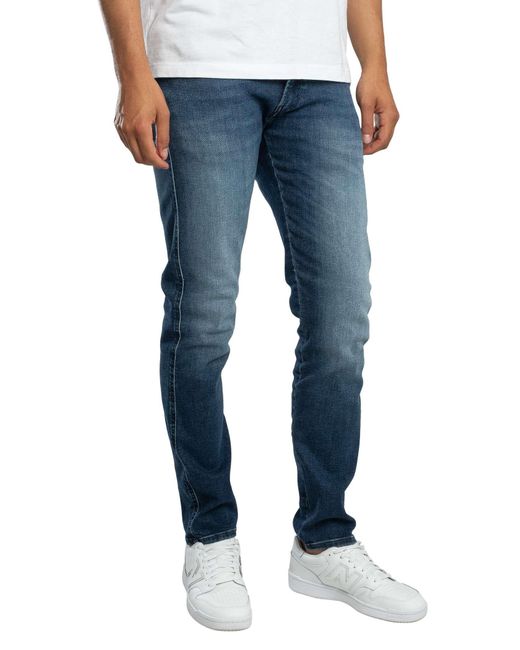 Replay Blue Anbass Slim Fit Jeans for men