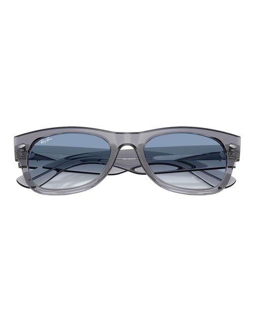 Ray-Ban Blue Mega Wayfarer Sunglasses for men