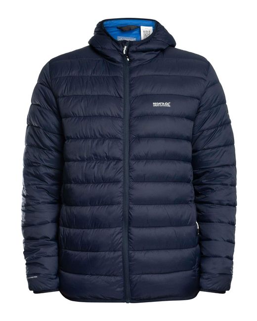Regatta Blue Hooded Marizion Padded Jacket for men