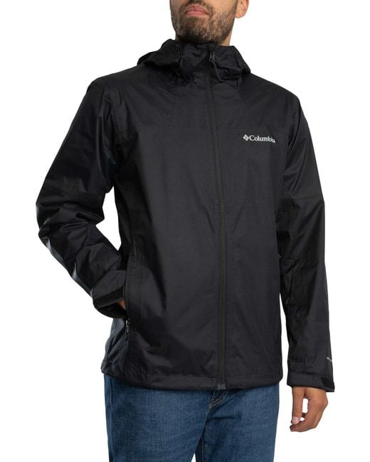 Columbia Black Inner Limits Iii Waterproof Jacket for men