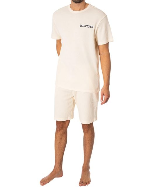 Tommy Hilfiger White Lounge Brand T-shirt for men
