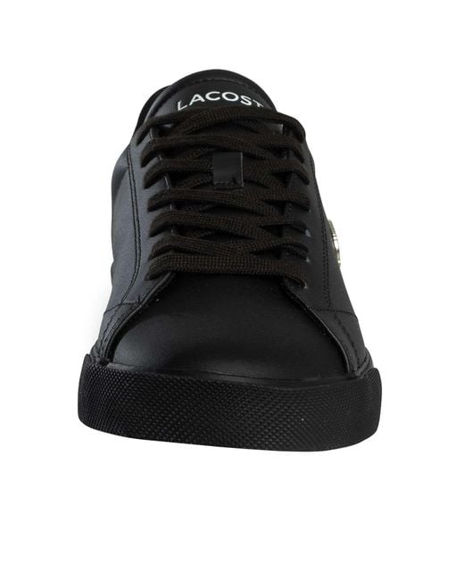 Lacoste Black Lerond Set 225 2 Cma Leather Trainers for men