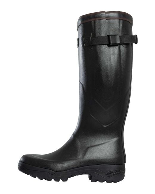 Aigle Black Parcours Var Wellington Boots for men