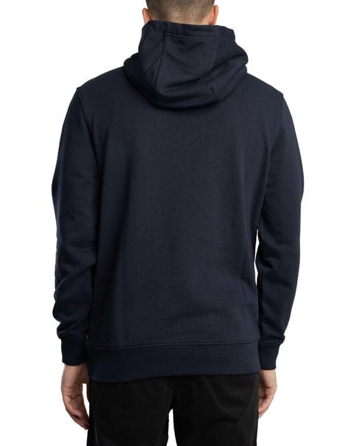 Tommy Hilfiger Blue Centre Stack Pullover Hoodie for men
