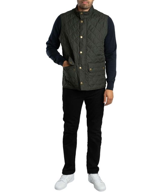 Barbour Black Lowerdale Gilet for men