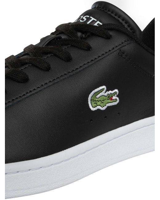 Lacoste Black Carnaby Set 224 1 Sma Leather Trainers for men