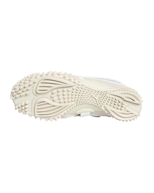 PUMA White Mostro Leather Trainers for men