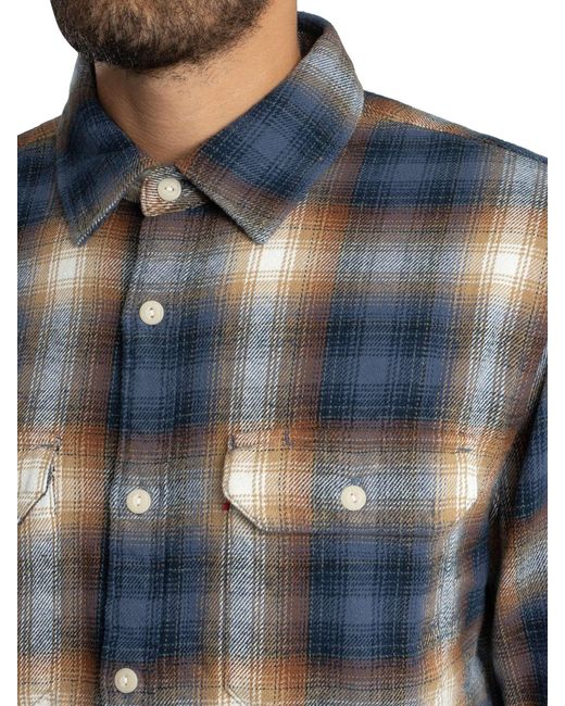 Levi's Blue Jackson Worker Shirt for men