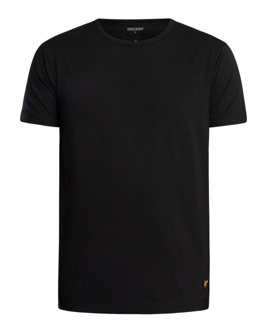 Lyle & Scott Black Kyle Short Pyjama Set for men
