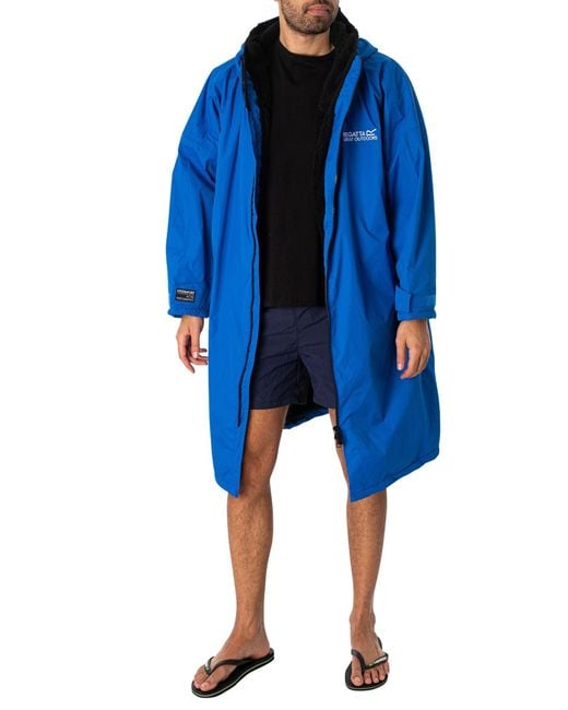 Regatta Blue Waterproof Changing Robe for men