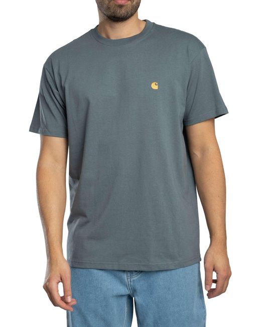 Carhartt Blue Chase T-shirt for men