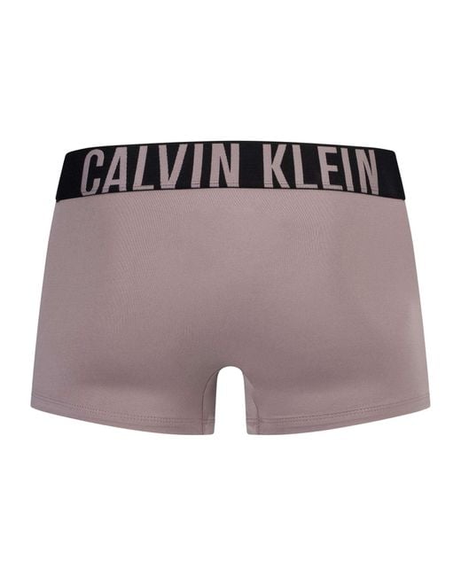 Calvin Klein Red 3 Pack Intense Power Trunks for men