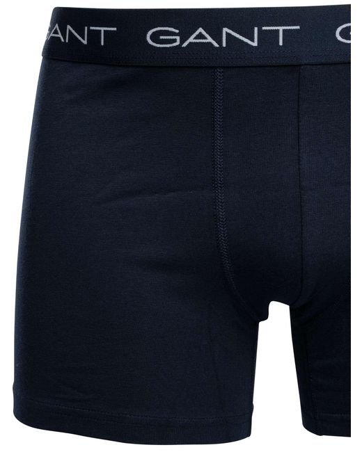 Gant Blue 3 Pack Boxer Briefs for men