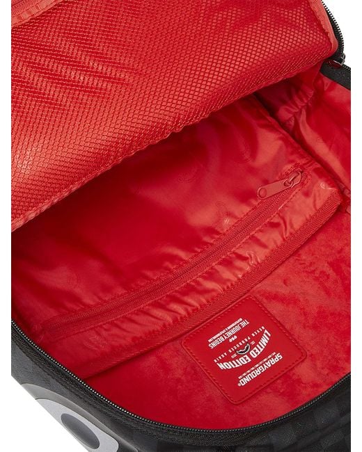 Sprayground Black 20l Lights Out Shark In Paris Backpack for men