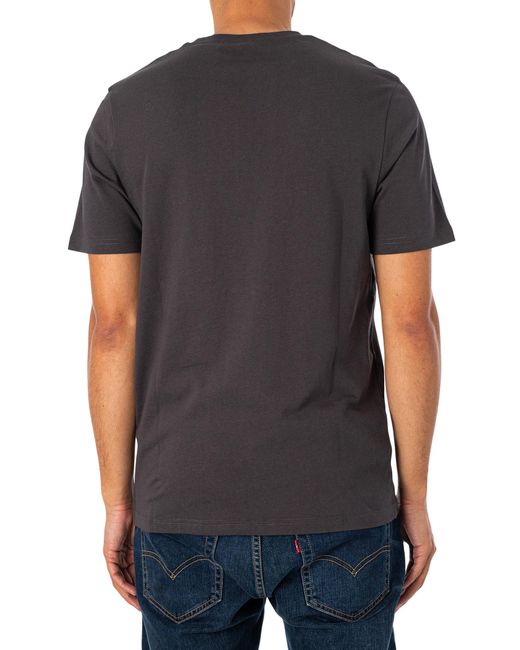 Lyle & Scott Black Plain Logo T-shirt for men