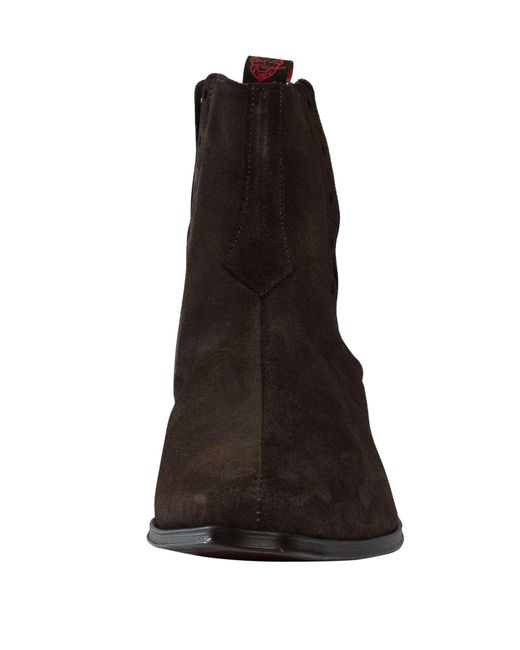 Jeffery West Black Suede Chelsea Boots for men
