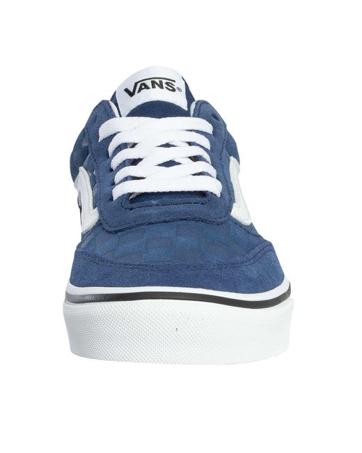 Vans Blue Brooklyn Suede Trainers for men