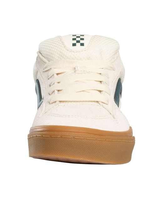 Vans White Caldrone Suede Trainers for men