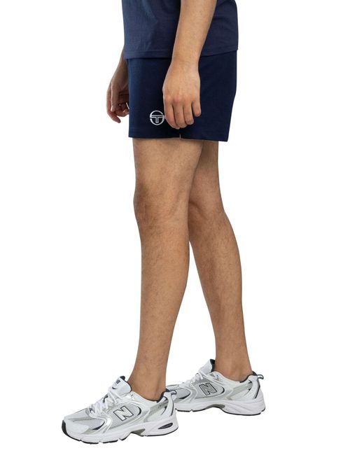 Sergio Tacchini Blue Time Tennis Shorts for men