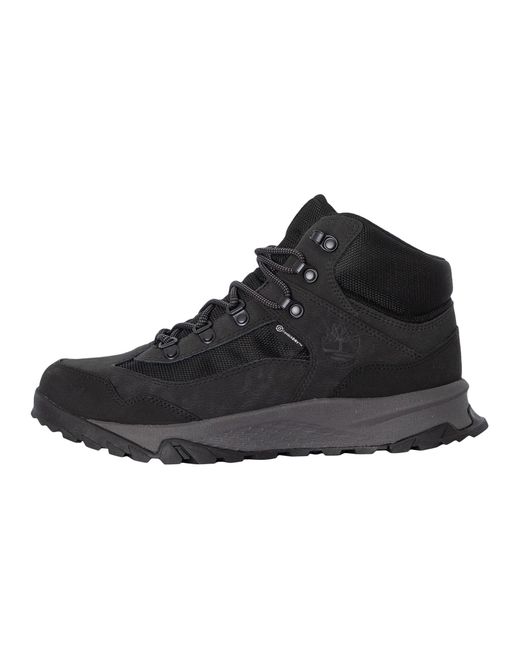 Timberland Black Lincoln Peak Mid Hiker Boots for men
